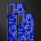 sassy smiley faces glass case for realme narzo 20 pro image-2