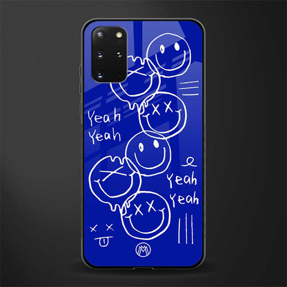 sassy smiley faces glass case for samsung galaxy s20 plus image