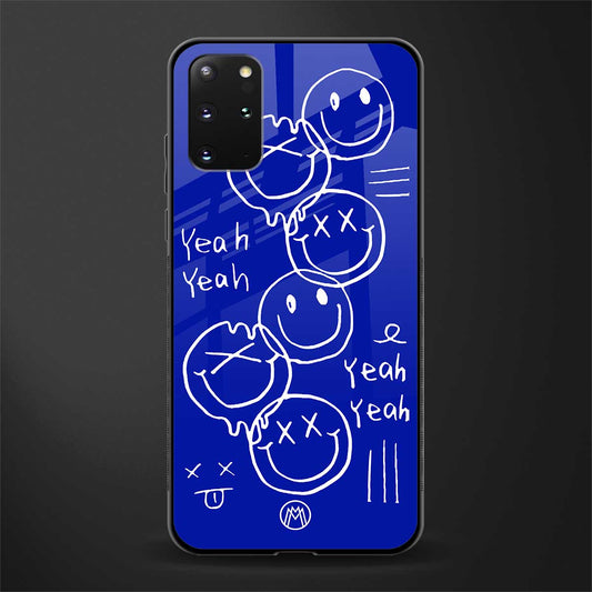sassy smiley faces glass case for samsung galaxy s20 plus image