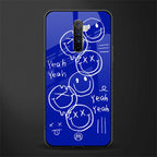sassy smiley faces glass case for realme x2 pro image