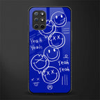 sassy smiley faces glass case for oneplus 8t image