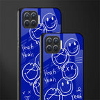 sassy smiley faces glass case for oppo f17 image-2