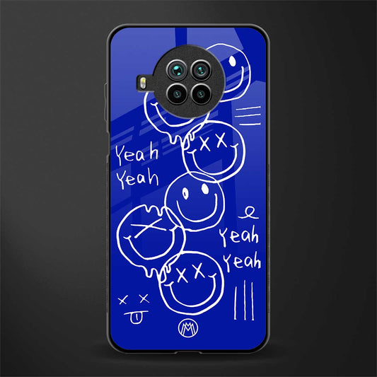 sassy smiley faces glass case for mi 10i image