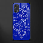 sassy smiley faces glass case for realme x7 pro image