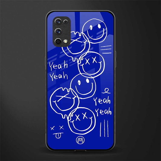 sassy smiley faces glass case for realme x7 pro image
