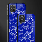 sassy smiley faces glass case for samsung galaxy a12 image-2