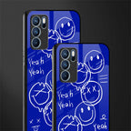 sassy smiley faces glass case for oppo reno6 5g image-2