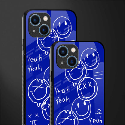 sassy smiley faces glass case for iphone 13 image-2
