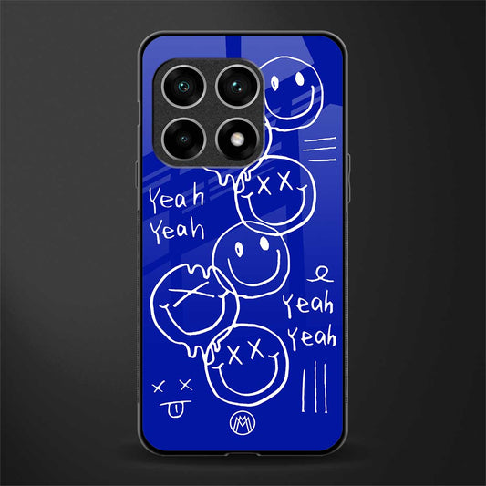 sassy smiley faces glass case for oneplus 10 pro 5g image