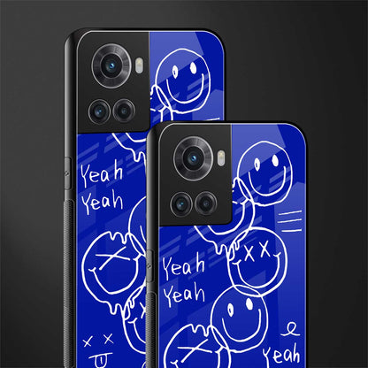 sassy smiley faces back phone cover | glass case for oneplus 10r 5g