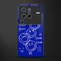 sassy smiley faces glass case for vivo x80 pro 5g image