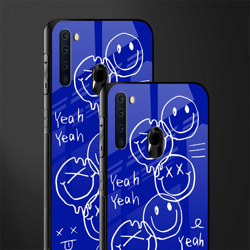 sassy smiley faces glass case for samsung a21 image-2