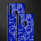sassy smiley faces glass case for samsung a21 image-2