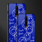sassy smiley faces glass case for oneplus 8 image-2