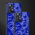 sassy smiley faces back phone cover | glass case for xiaomi 12 pro