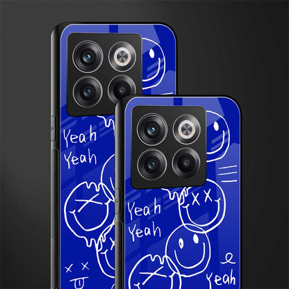 sassy smiley faces back phone cover | glass case for oneplus 10t