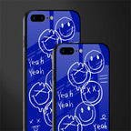 sassy smiley faces glass case for iphone 7 plus image-2