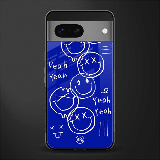sassy smiley faces back phone cover | glass case for google pixel 7
