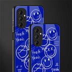 sassy smiley faces back phone cover | glass case for samsung galaxy a14 5g