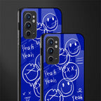 sassy smiley faces glass case for oneplus 9rt image-2