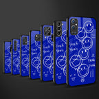 sassy smiley faces glass case for oppo reno7 5g image-3