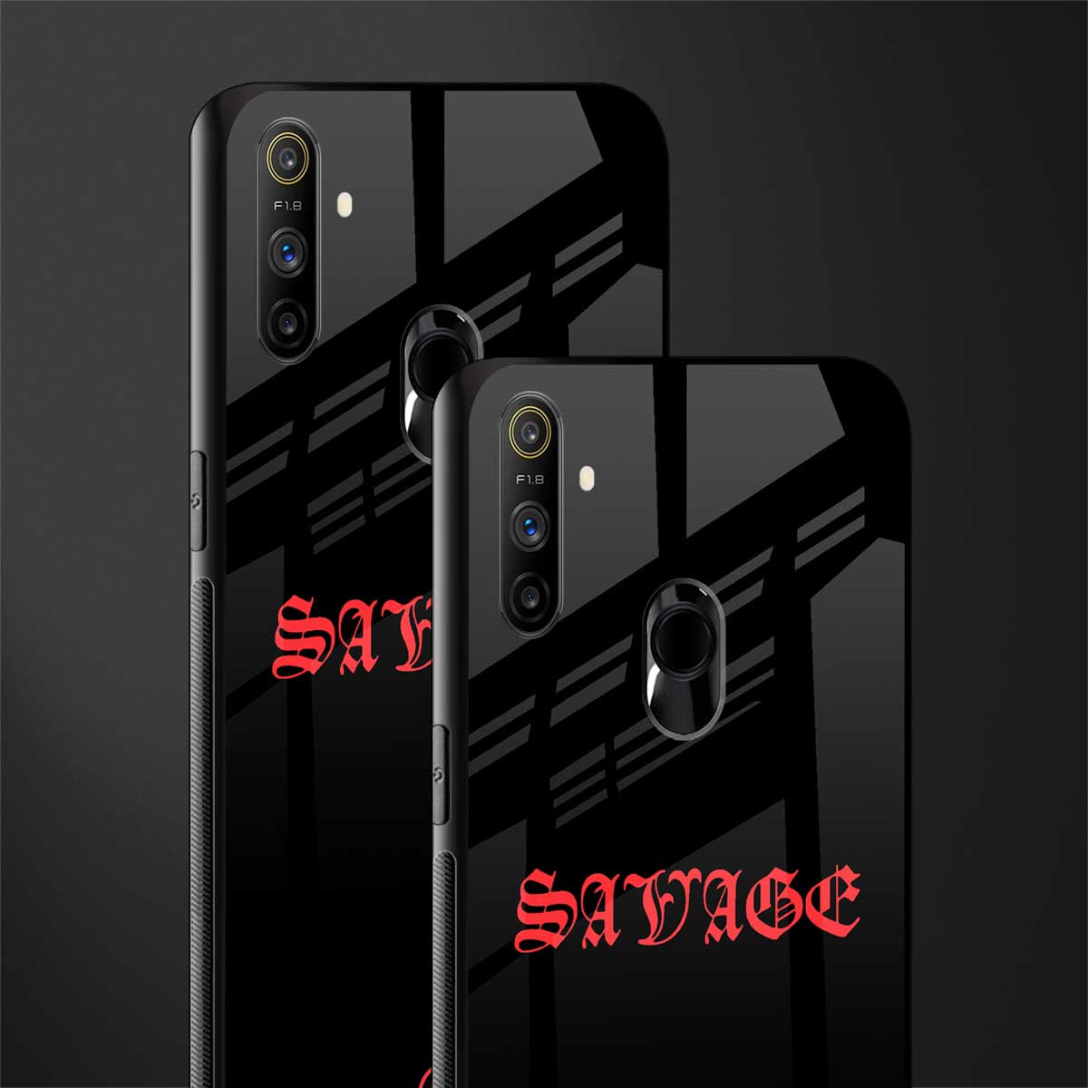 savage glass case for realme narzo 10a image-2