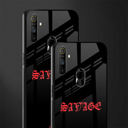 savage glass case for realme narzo 20a image-2