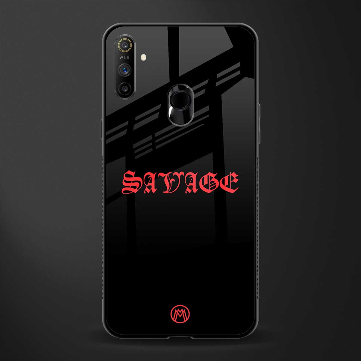 savage glass case for realme narzo 10a image