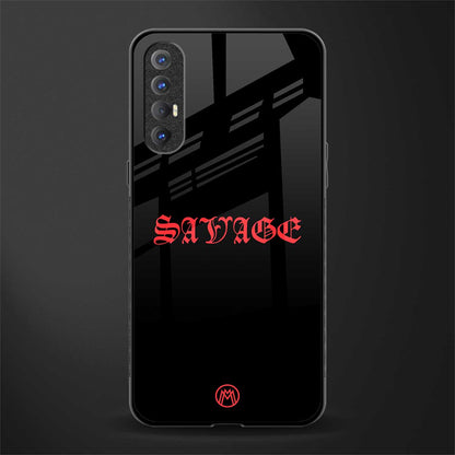 savage glass case for oppo reno 3 pro image