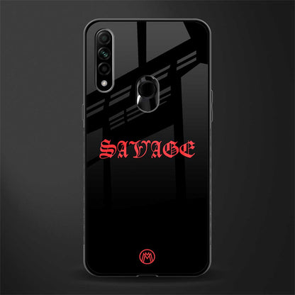 savage glass case for oppo a31 image