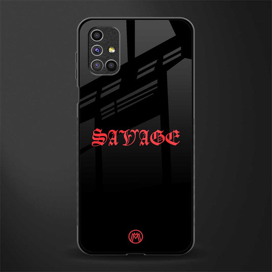 savage glass case for samsung galaxy m51 image