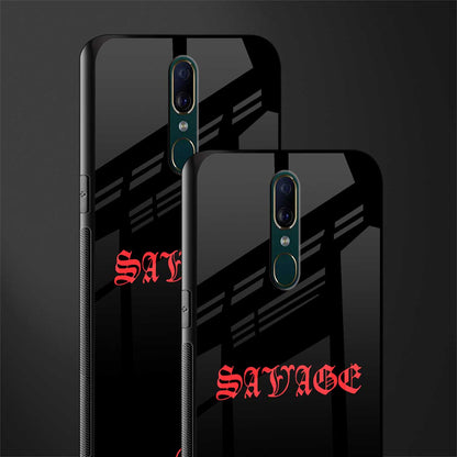 savage glass case for oppo f11 image-2