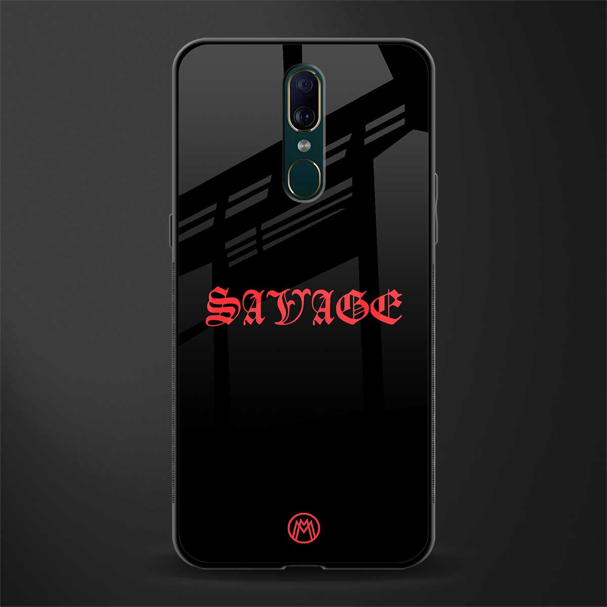 savage glass case for oppo a9 image