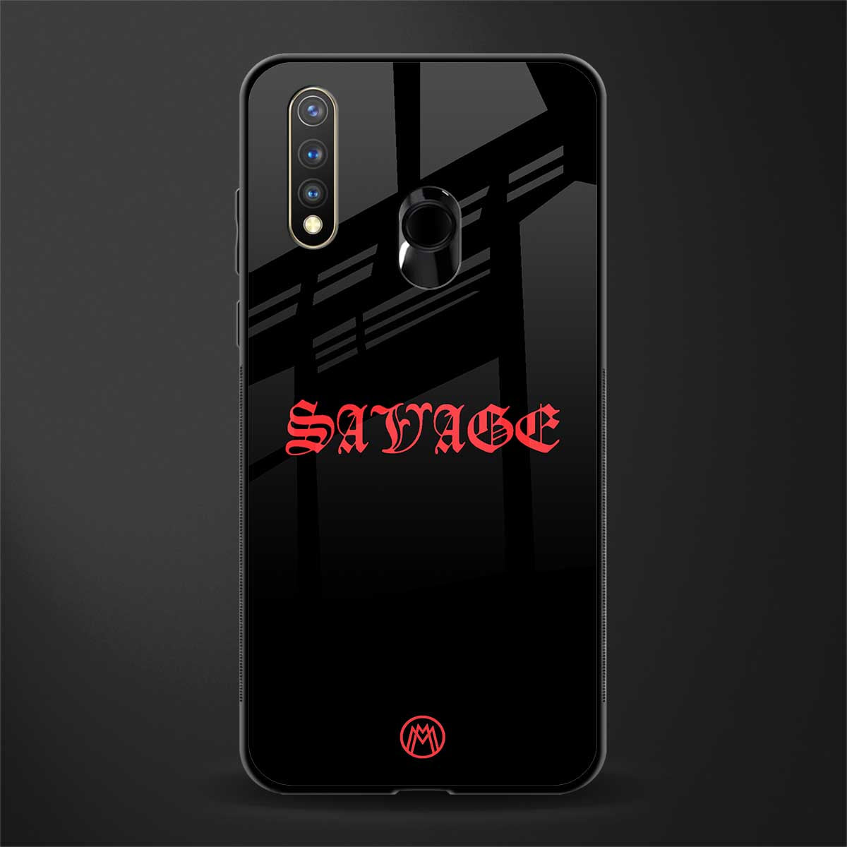 savage glass case for vivo y19 image