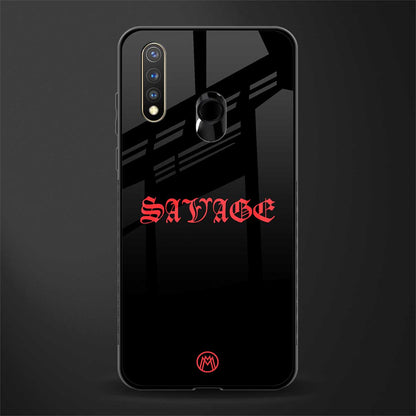 savage glass case for vivo y19 image