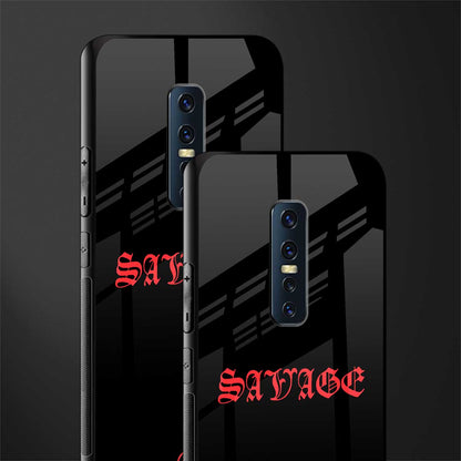 savage glass case for vivo v17 pro image-2