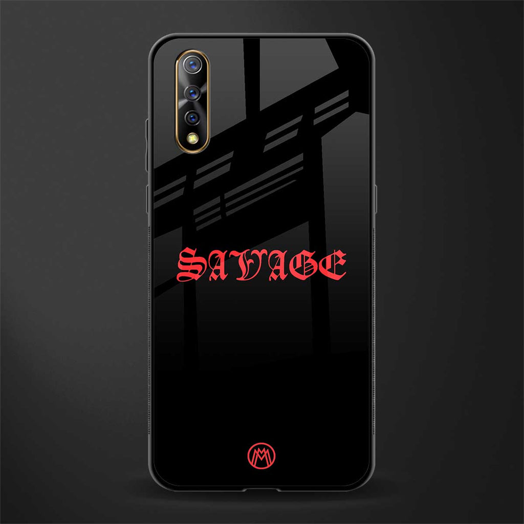 savage glass case for vivo s1 image
