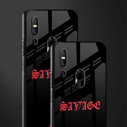 savage glass case for vivo v15 image-2