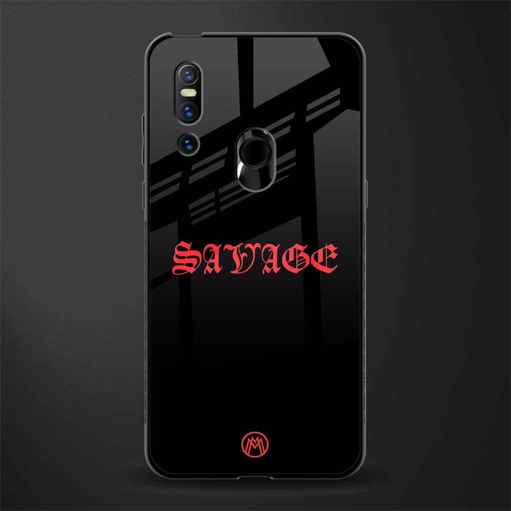 savage glass case for vivo v15 image