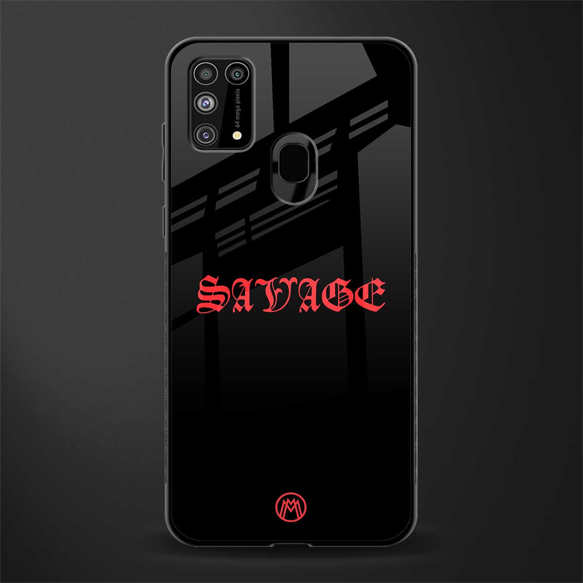 savage glass case for samsung galaxy m31 image