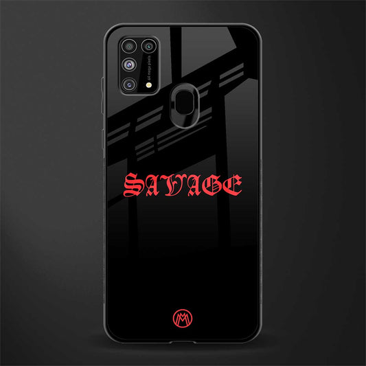 savage glass case for samsung galaxy m31 prime edition image