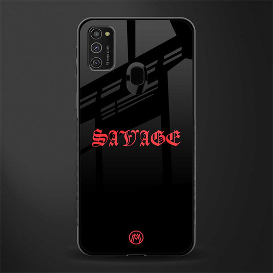 savage glass case for samsung galaxy m30s image