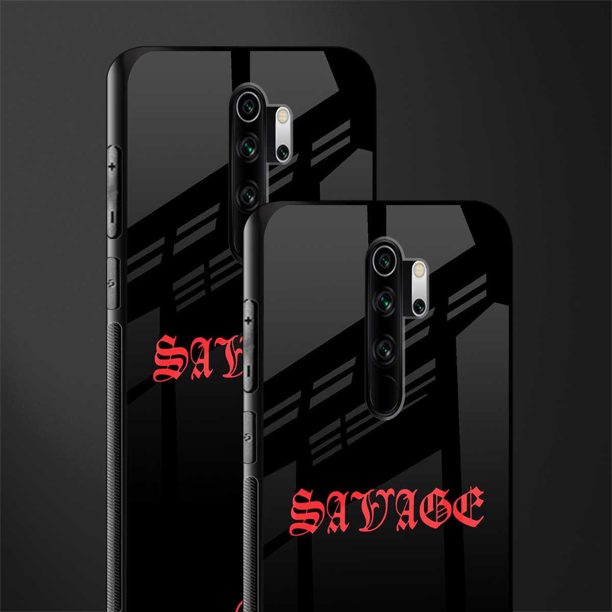 savage glass case for redmi note 8 pro image-2