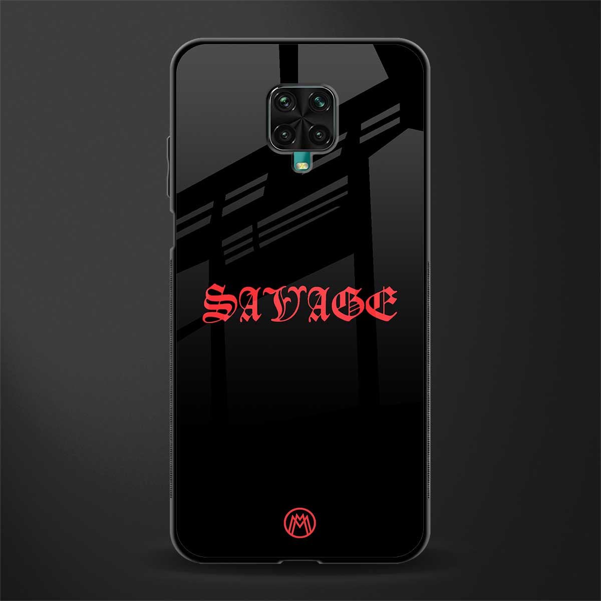 savage glass case for redmi note 9 pro max image