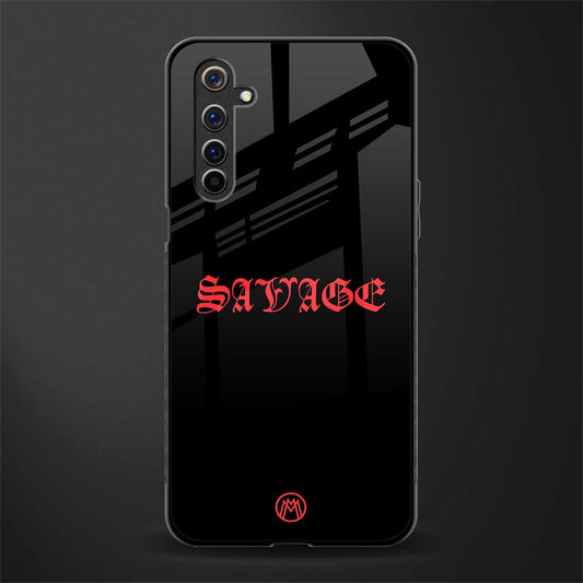 savage glass case for realme 6 pro image