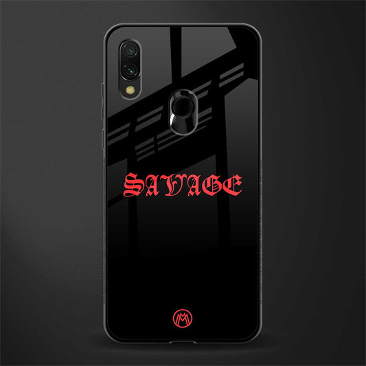 savage glass case for redmi 7redmi y3 image