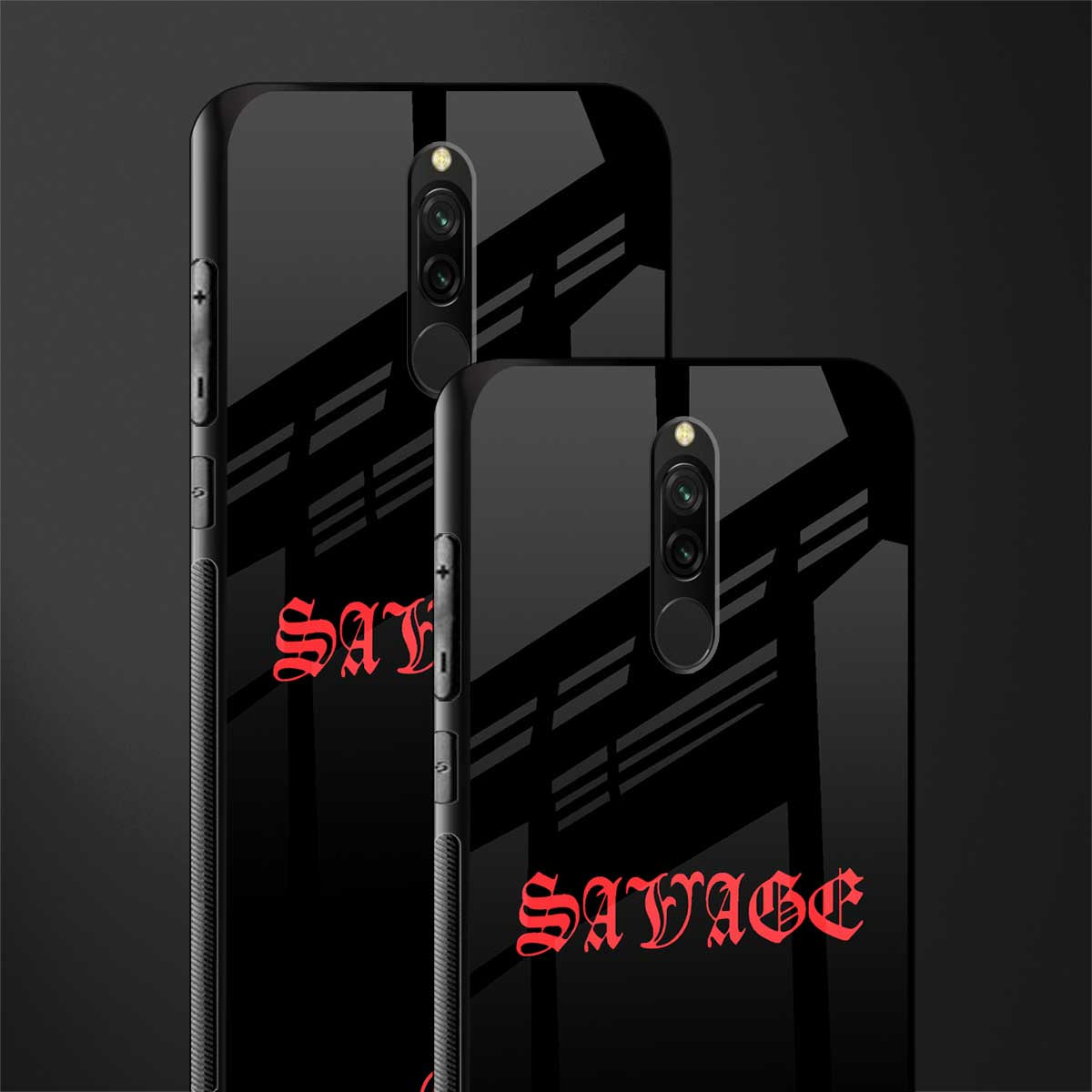 savage glass case for redmi 8 image-2