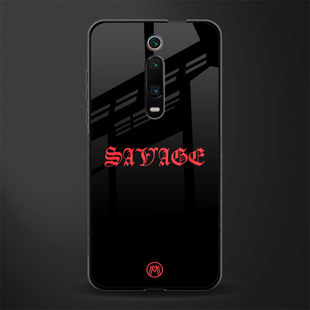 savage glass case for redmi k20 image