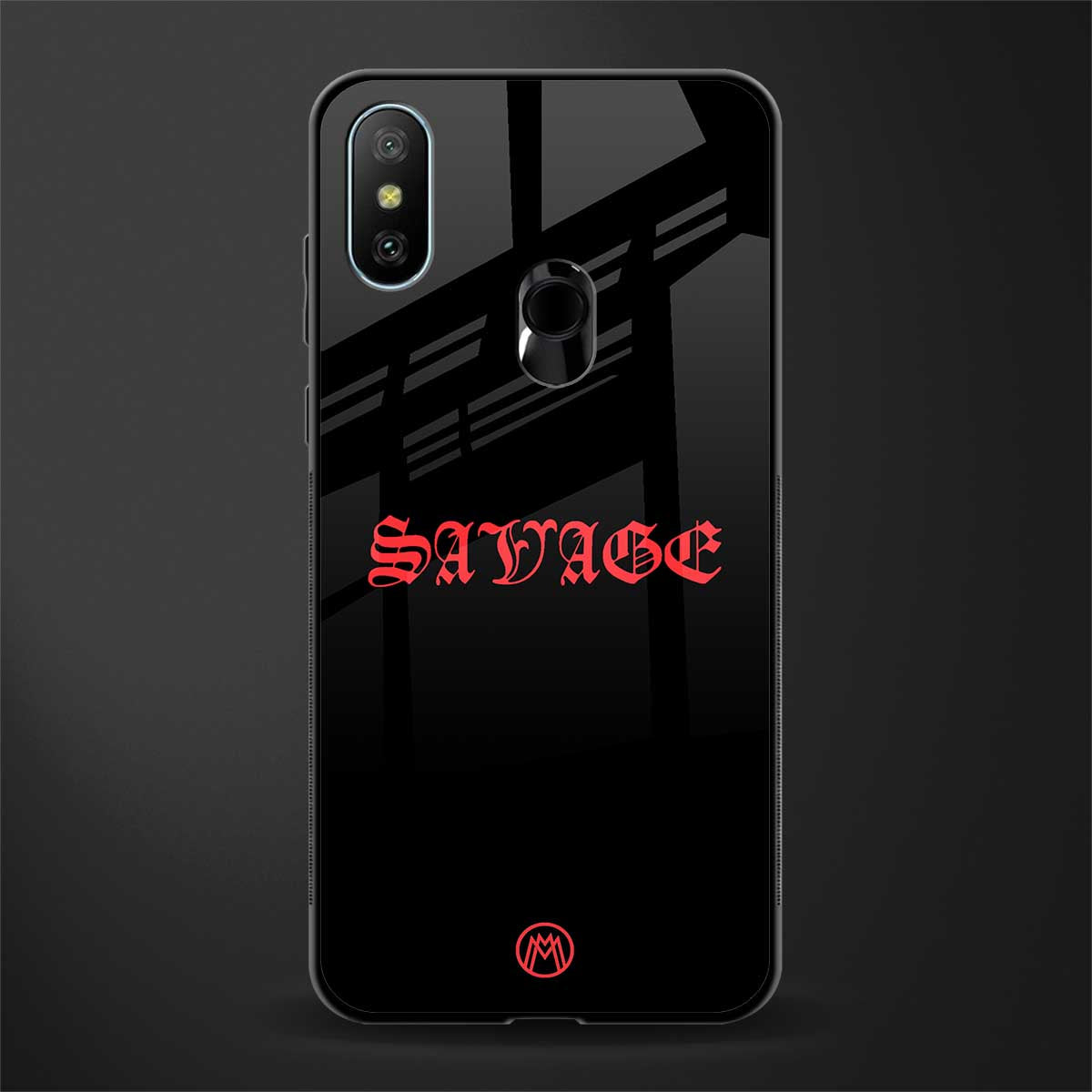 savage glass case for redmi 6 pro image