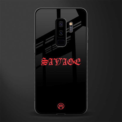 savage glass case for samsung galaxy s9 plus image